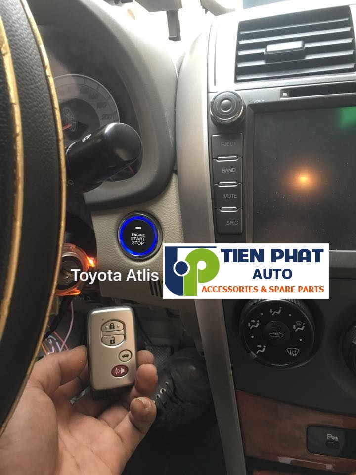 Độ Nút Engine Start Stop/Smart Key Chuyên Nghiệp Cho Toyota Altis Tại Tp.Hcm